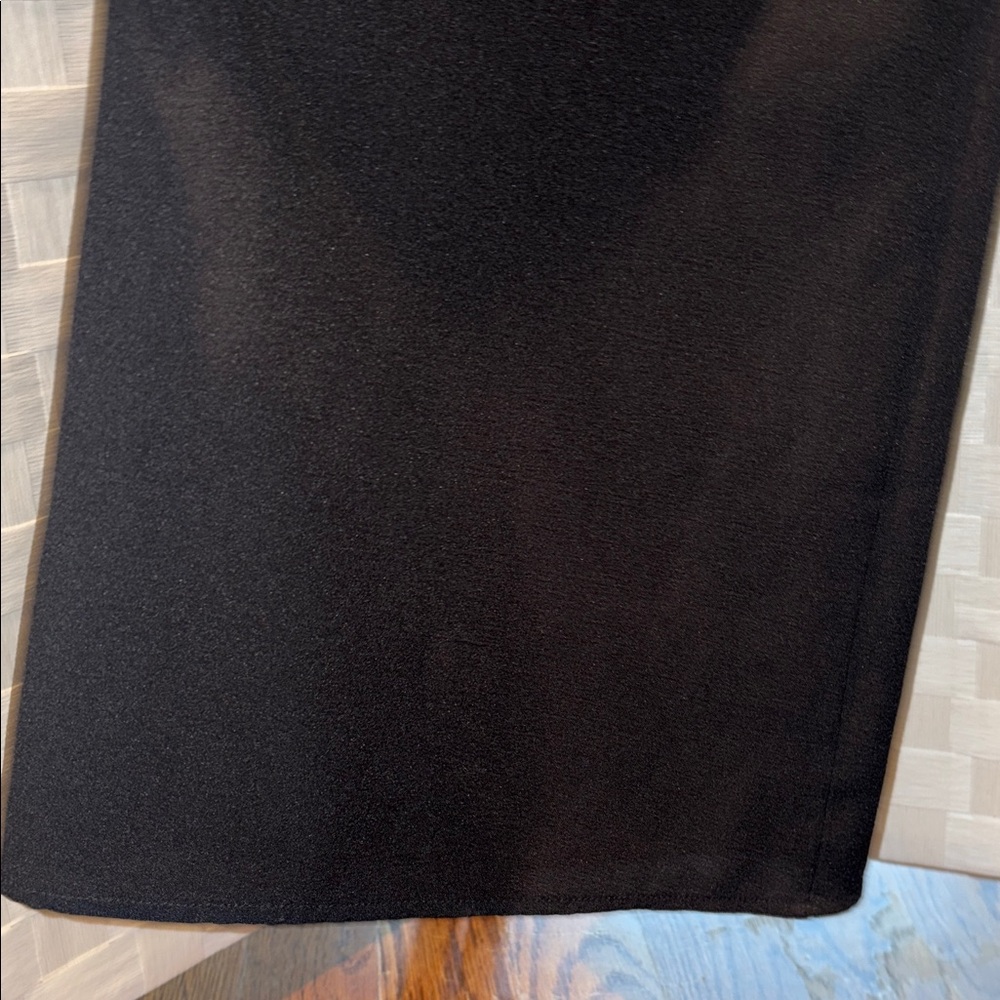 W Black and tan wide leg fitted jumpsuit with adjustable spaghetti straps- xs - Picture 7 of 11
